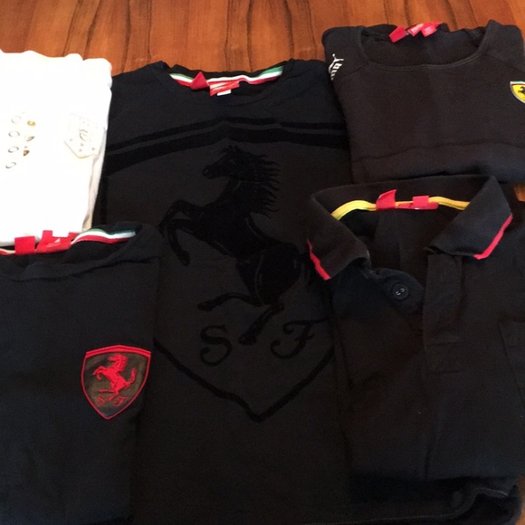 Scuderia Ferrari Polo Oficial Italia Negro